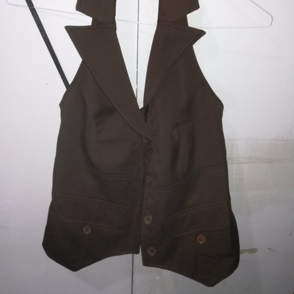 Pencil skirt + open-back vest, size 00 - Picture 3 of 6